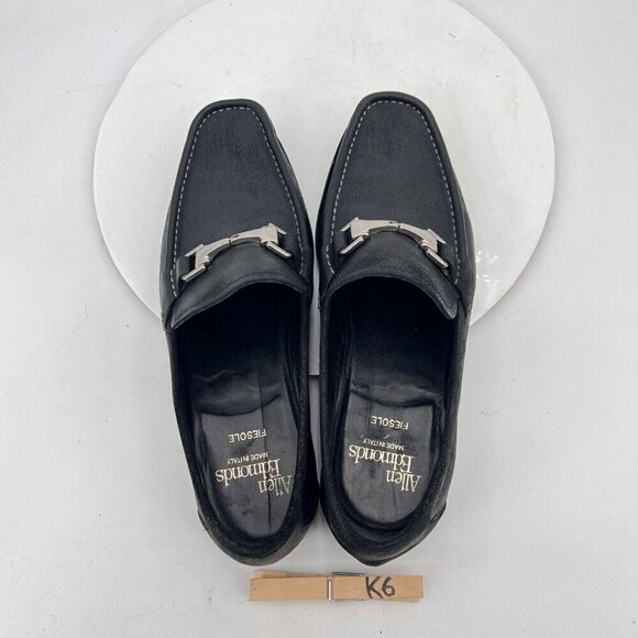 Allen Edmonds Fiesole Men Size 9.5D Waxed Suede Horse Bit Loafer Dress Shoes - Picture 12 of 15